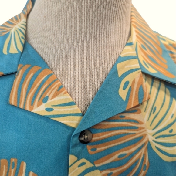 Tori Richard Hawaiian Button Down Short Sleeve Cotton Shirt...Size XL - Picture 5 of 8